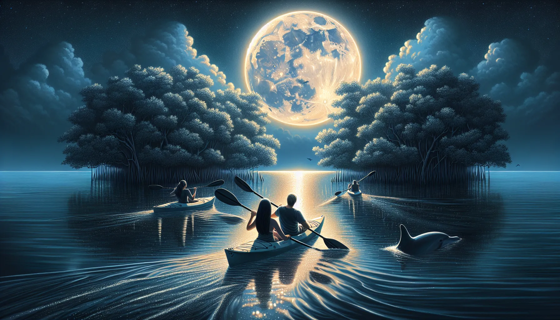 Moonlight Paddle Tours Estero Bay
